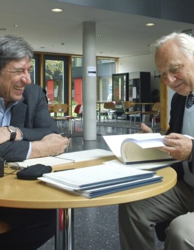 Chris Rorres and Horst Nowacki at Max Planck Institute - sent by Chris Rorres